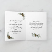 Een gebed in het licht van de winter feestdagen kaart (Binnen)