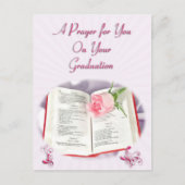 Een gebed om Afstuderen Aankondigingskaart (Voorkant)