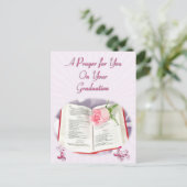Een gebed om Afstuderen Aankondigingskaart (Staand voorkant)