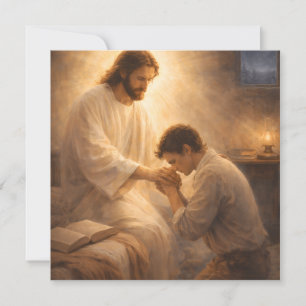 Een gebed op zijn knieën met Jezus Save The Date