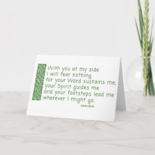 Een gebed van dankbaarheid bedankkaart