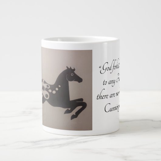 Een gebed van Horseman Grote Koffiekop (Voorkant)