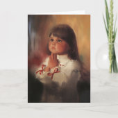 Een gebed van Kerstmis Feestdagen Kaart (Voorkant)