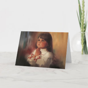 Een gebed van Kerstmis Feestdagen Kaart