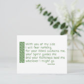 Een gebed van Thanksgiving Feestdagenkaart (Staand voorkant)