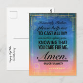 Een gebed voor angst Briefkaart (Voorkant / Achterkant)