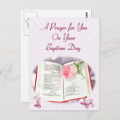 Een gebed voor de doop briefkaart (Voorkant / Achterkant)