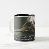 Een gebed voor de sereniteit (Murphy) Tweekleurige Koffiemok (Voorkant links)