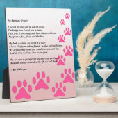 Een Gebed Voor Een Dier - Fotoplaat (Zijkant)