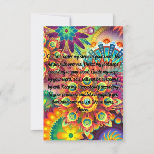 Een gebed voor een geleidend vlak Wenskaart Kaart (Voorkant)