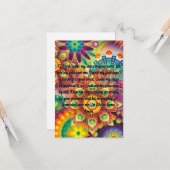 Een gebed voor een geleidend vlak Wenskaart Kaart (Voorkant / Achterkant in situ)