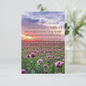 Een gebed voor het dagelijkse begrip van een vlakk kaart (Staand voorkant)