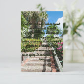 Een gebed voor het helen van vlakke Wenskaarten Kaart (Staand voorkant)