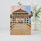 Een gebed voor het Lord Daily Flat Wenskaart Kaart (Staand voorkant)