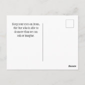 Een gebed voor je mooie Natuur waterval Briefkaart (Achterkant)