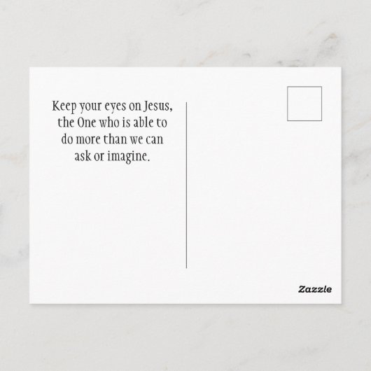 Een gebed voor je mooie Natuur waterval Briefkaart (Achterkant)