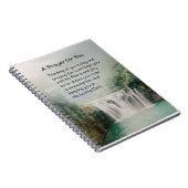 Een gebed voor je mooie Natuur waterval Notitieboek (Rechterzijde)