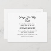 Een gebed voor mijn vader briefkaart (Voorkant / Achterkant)