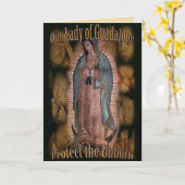 Een gebed voor onze dame van Guadalupe Kaart (Gele Bloem)