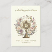 EEN GEBED VOOR PRIESTERS KATHOLIEKE RELIGIEUZE PLAATSKAARTJE (Voorkant)