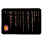 Een gebed voor rust, Spirituele koelkast magneet (Horizontaal)