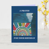 EEN GEBED VOOR UW VERJAARDAG KAART (Gele Bloem)