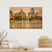 Een gebeden Bright San Diego Posters (Keuken)