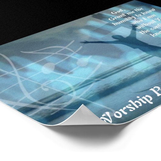 Een gebeden van een verdienste poster (Hoek)