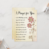 Een gebeden voor je kaart (Voorkant / Achterkant in situ)