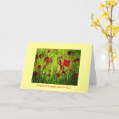 Een gebied van Bloemen enkel voor u - Notecard Kaart (Gele Bloem)