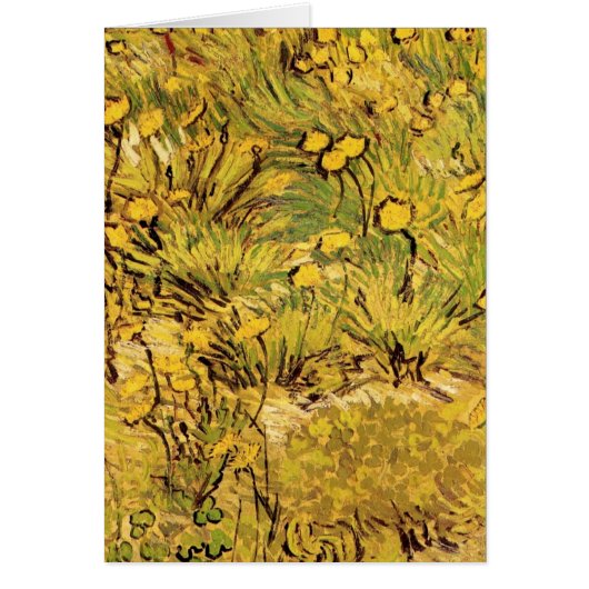 Een gebied van Gele Bloemen door Vincent van Gogh (Voorkant)