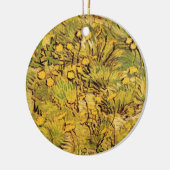 Een gebied van Gele Bloemen door Vincent van Gogh Keramisch Ornament (Links)