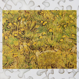 Een gebied van Gele Bloemen door Vincent van Gogh Legpuzzel