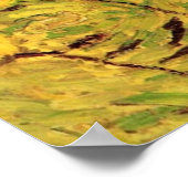Een gebied van Gele Bloemen door Vincent van Gogh Poster (Hoek)