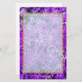 Een gebied van Paarse en roze dagen Briefpapier (Voorkant / Achterkant)