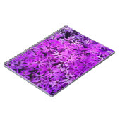 Een gebied van Paarse en roze dagen Notitieboek (Linkerzijde)