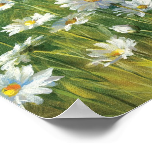 Een gebied van Witte Dagen Poster (Hoek)