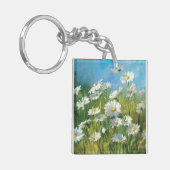 Een gebied van Witte Dagen Sleutelhanger (Voorkant Links)