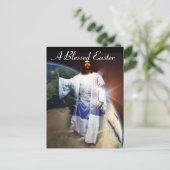 Een gebluste Pasen Feestdagenkaart (Staand voorkant)