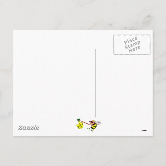 Een gebluste Pasen Feestdagenkaart (Achterkant)