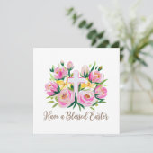 Een gebluste Pasen hebben Kaart (Staand voorkant)