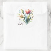 Een gebluste Pasen hebben Ronde Sticker (Tas)