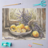 Een gebonden Lavendel Serie Ontwerp #3 Tissuepapier (Craft)