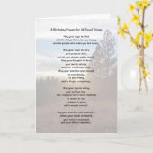 Een geboortedag gebed voor alle goede dingen... kaart (Gele Bloem)