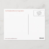 Eén geborduurd Sleeve van George Barbier Briefkaart (Achterkant)