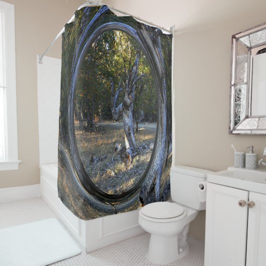 Een gebroken boom...... douchegordijn (In situ)