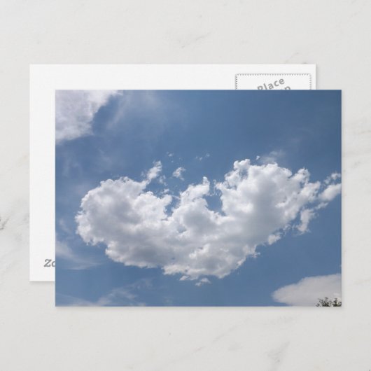 Een gebroken hart Briefkaart (Voorkant / Achterkant)