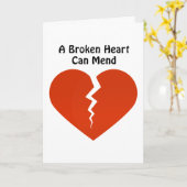 EEN GEBROKEN HART KAN HERSTELLEN KAART (Gele Bloem)