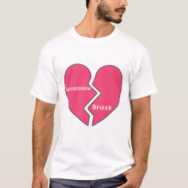Een gebroken hart t-shirt