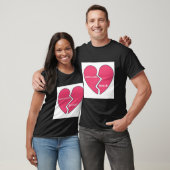 Een gebroken hart t-shirt (Unisex)